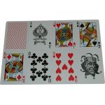 White Lions Series B Red Playing Cards