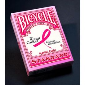 Bicycle Pink Ribbon Cartes