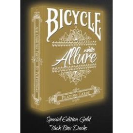 Bicycle White Allure Special Edition Gold Playing Cards