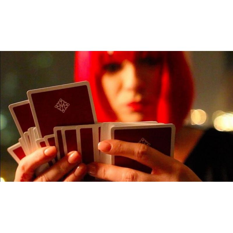 Madison Rounders Scarlet Red Playing Cards Deck - Cartes Magie
