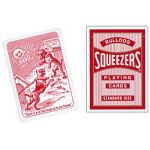 Bulldog Squeezers Red Deck Playing Cards