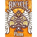 Bicycle Pluma Orange Deck Cartes