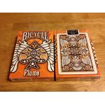 Bicycle Pluma Orange Deck Cartes
