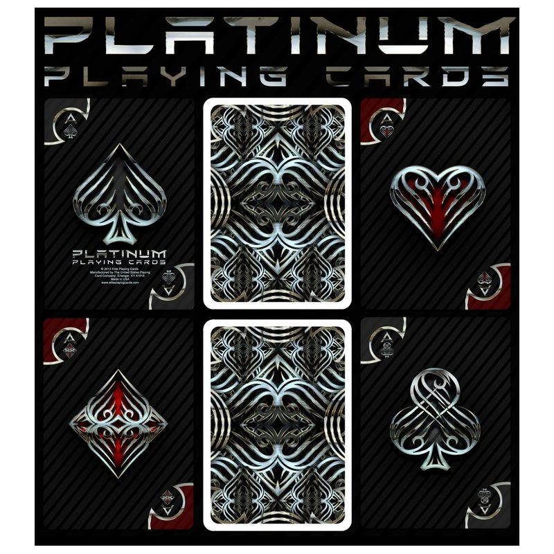 1 deck of Bicycle Platinum Playing Cards by USPCC-S1021993302-A 