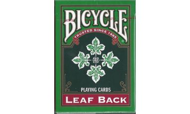 Bicycle Leaf Back Green Playing Cards Deck