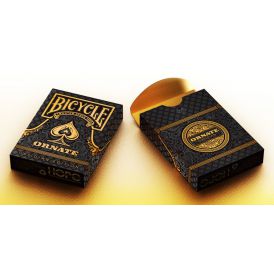 Bicycle White Ornate Obsidian Deck Playing Cards﻿