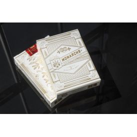 White Gold Monarchs V2 Cartes Deck Playing Cards