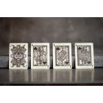 Bicycle Unbranded Silver Certificate Cartes Deck Playing Cards