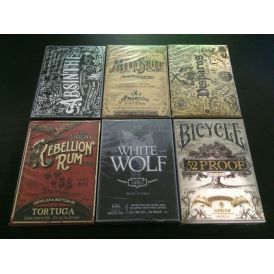 Prohibition 6 Decks Boxed Set Playing Cards﻿﻿