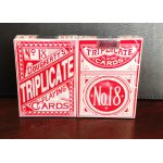 Triplicate Red Standard 1st Edition Deck Playing Cards﻿