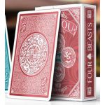 SiShou Four Beasts Red Deck Cartes Playing Cards