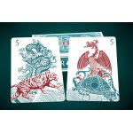 SiShou Four Beasts Blue Deck Playing Cards﻿