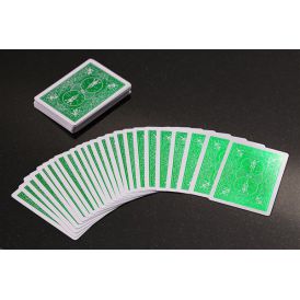 Bicycle Rider Back Foil Green Deck Playing Cards﻿