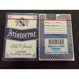 Aristocrat Boardwalk Casino Blue Cartes Deck Playing Cards