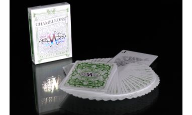 Chameleons Ultra Luxury Metallic Green Cartes Deck Playing Cards