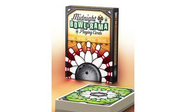 Midnight BOWL-A-RAMA Bowlarama Black Cartes Deck Playing Cards