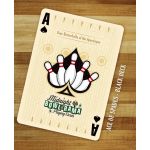 Midnight BOWL-A-RAMA Bowlarama Black Deck Playing Cards﻿﻿