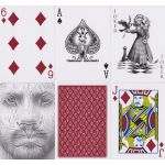 Black Lions Red Edition Cartes Deck Playing Cards