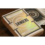 Grinders White Gold Deck Playing Cards﻿﻿