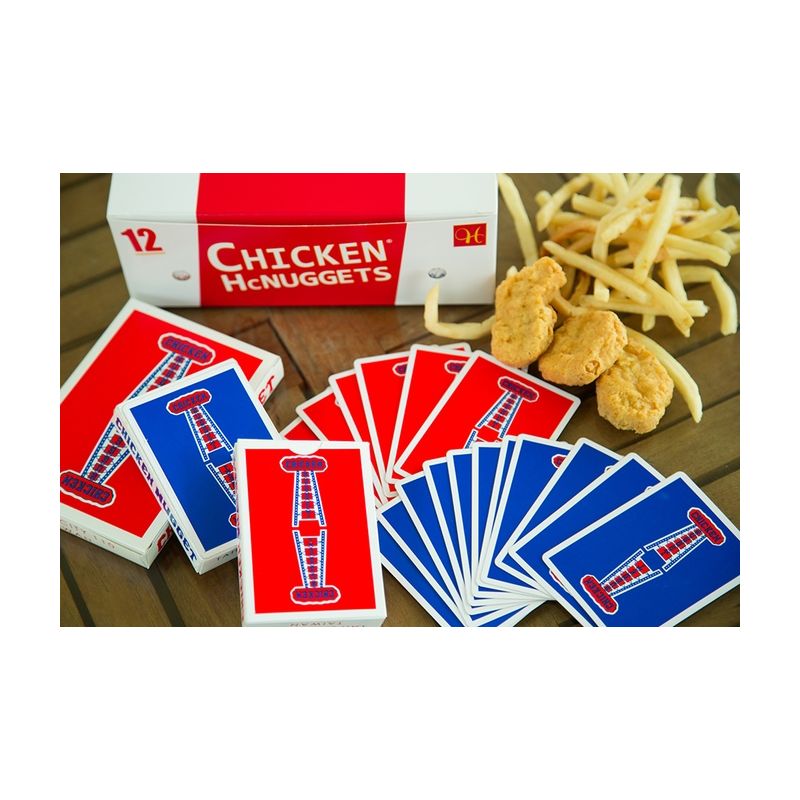 Chicken Nugget Blue Playing Cards Deck brand new sealed 