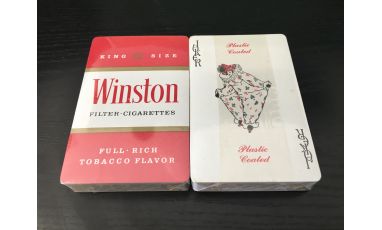 Winston Cigarette Tobacco Promotional Deck Playing Cards﻿﻿