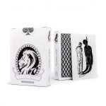 White Lions Tour Black Reverse Deck Playing Cards﻿﻿
