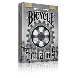 Bicycle Actuators White Edition Playing Cards